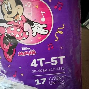1 pack Disney Minnie mouse pull up diapers training pants new unopened 17 count